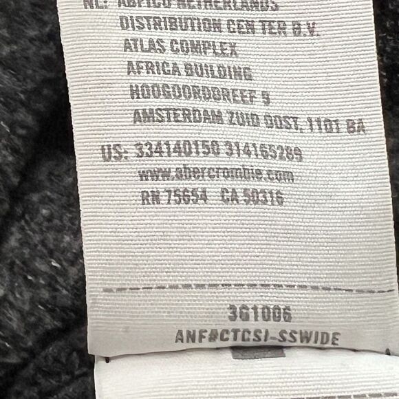 Hollister Joggers Womens Sweat Pants Size Small Gray Logo 22 Pockets Elastic Tie - Picture 8 of 10